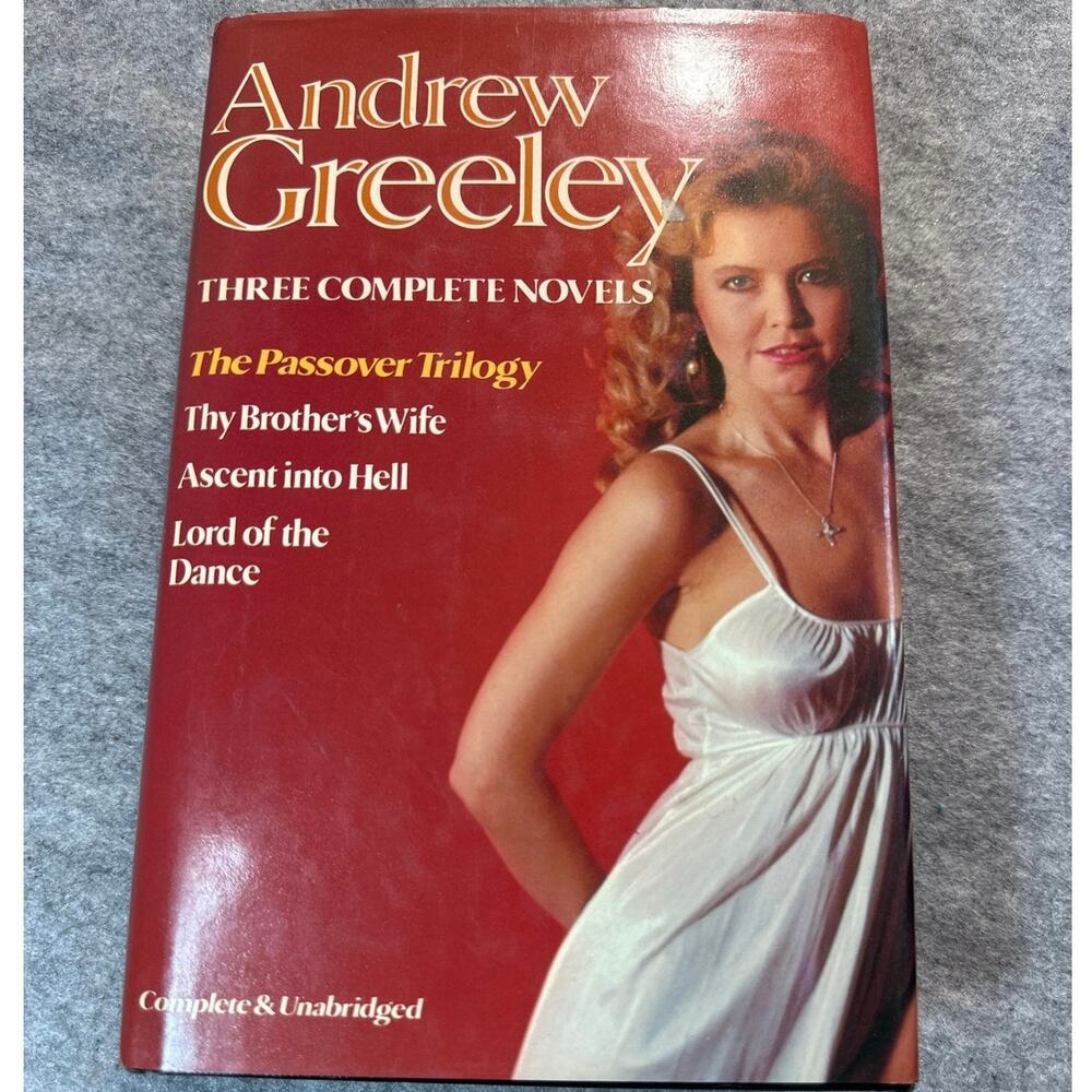 Andrew Greeley, 3 complete Novels  The passover trilogy. Hard back w/cover